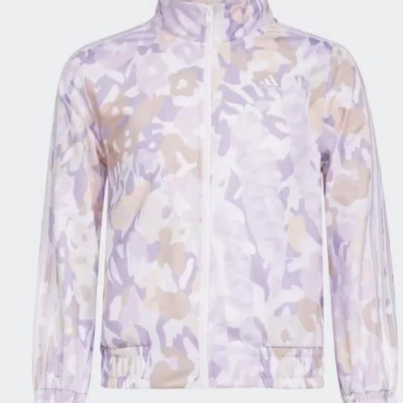 adidas Jackets Coats Adidas Pastel Pink Floral Camo Allover